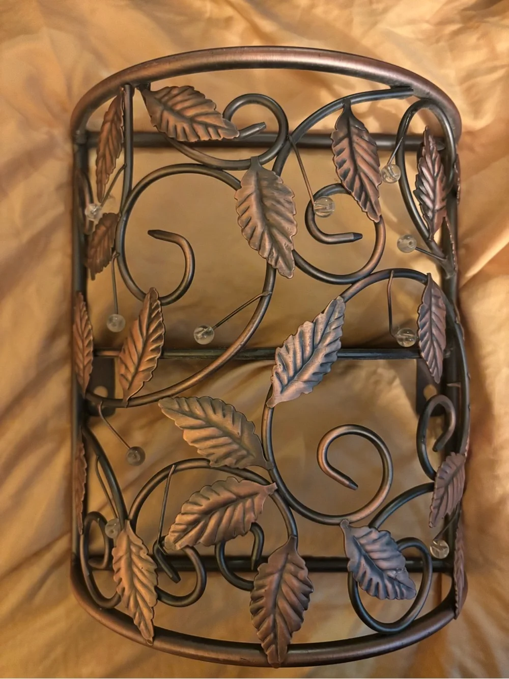 Copper Leaf Wall Sconce - Home Accents